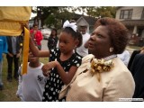 Leona Tate and grandchild